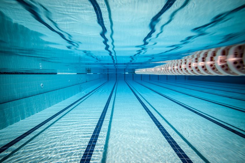 One Environmental Swimming Pool under the water